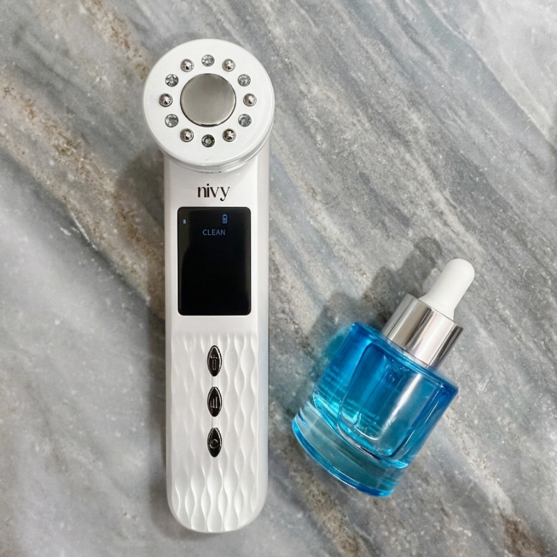 Skin Rejuvenation Photon Ultrasonic Facial Device, Lift, Sculpt & Glow — From Home