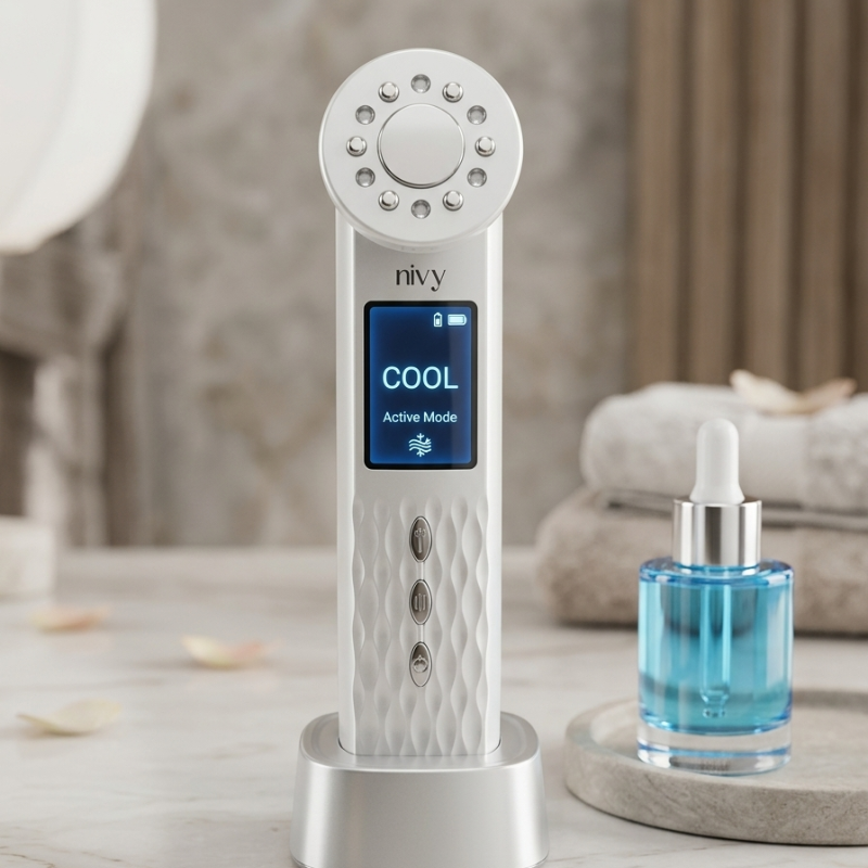 Skin Rejuvenation Photon Ultrasonic Facial Device, Lift, Sculpt & Glow — From Home